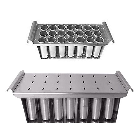 2 un Forma Picoleteira Redondo 21 Cavidades Aluminio