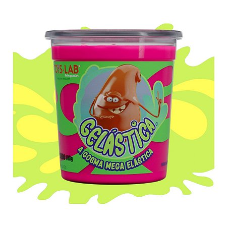 Gosma Pegajosa Rosa Pink 180g Gelástica Mega Elástica