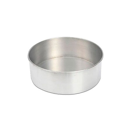 Forma Redonda 11x8cm Assadeira Para Bolo Torre Fundo Fixo