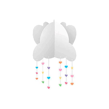 Kit Decoração Painel Festa Chuva de Amor Junco
