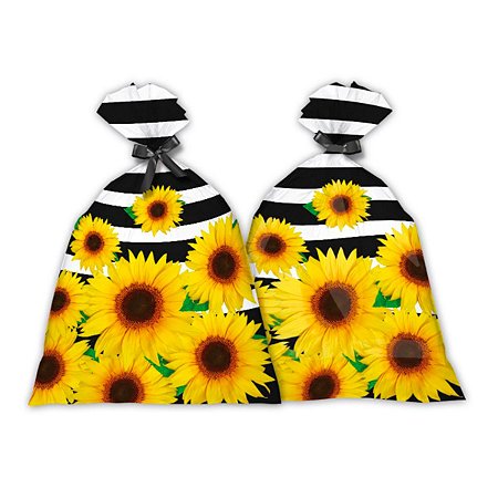 Sacolas Surpresa Girassol Decorativa 8UN - Festcolor