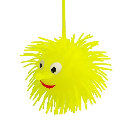 Squishies Bolinha Brilha Royal Crazy Anti Stress - Amarelo