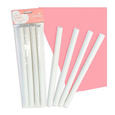 Kit 8 Tubos para Bolo de andar 30x18 Confeitaria