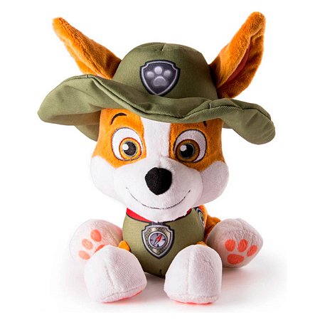 Boneco de Pelúcia Patrulha Canina Tracker 15cm - Sunny