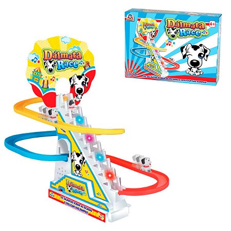 Brinquedo Playground Dalmata Race com Luz e Som - Braskit