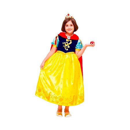 Fantasia Princesa Branca de Neve Infantil - Loja de Balões