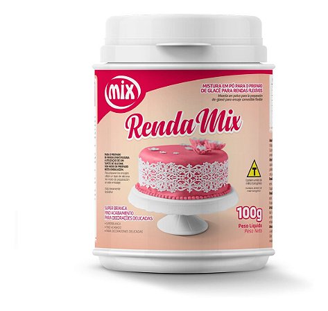 3 Renda Mix 100g Mistura Em Pó Decoração Bolo Confeitaria