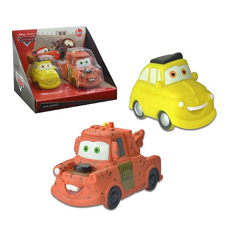 Brinquedo Carros Tow Mater e Luige Infantil de Vinil - Shop Macrozao