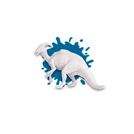 Brinquedo Dinossauro Paint Parasaurolophus Colorir Zoop Toys