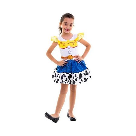 Fantasia Infantil Feminina Jessie Vaqueira Toy Story Pop