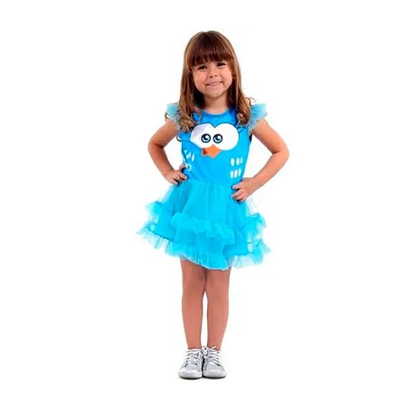 Fantasia Infantil Vestido Galinha Pintadinha Faces Luxo