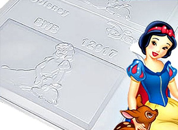 10Un Formas Chocolate Princesa Disney Branca De Neve Bwb