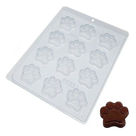 10Un Formas De Acetato Simples Chocolate Patinha Confeitar