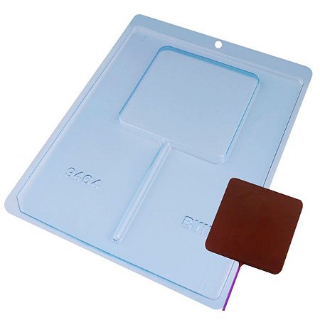 10Un Forma Bwb Pirulito Quadrado Grande 81g Chocolate
