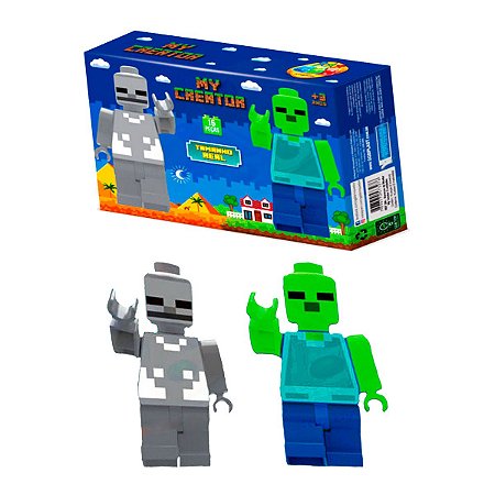 LEGO - Como Montar um Zumbi e um Boneco estilo Minecraft de Lego 