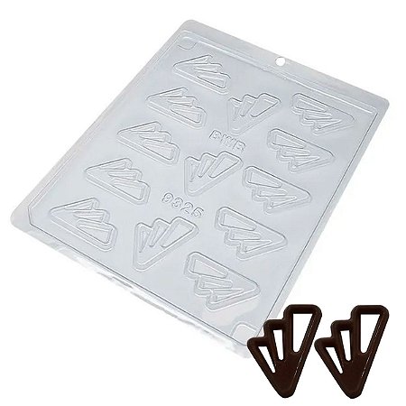 5 Formas Acetato Pe de Pato Chocolate Confeitaria BWB