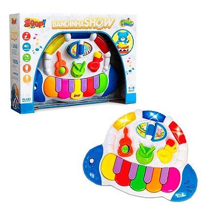 Mesinha de Atividades Bandinha show Com Luzes e Sons