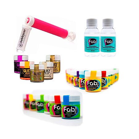 Kit Confeiteiro 5 Po + 2 Alcool + 2 Borrifador FAB