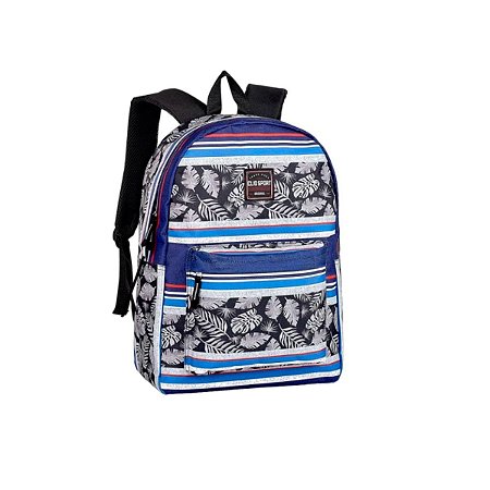 Mochila Escolar Masculina Trade Mark Azul Clio Sports