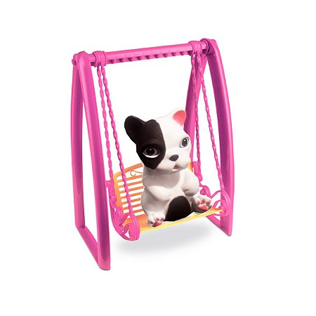 Brinquedo My Beautiful Pet Balancinho Milk Branco e Preto