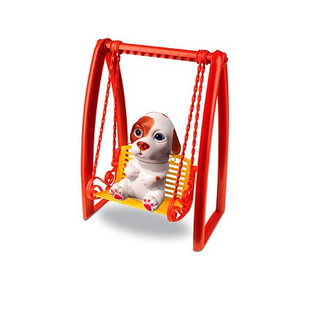 Brinquedo My Beautiful Pet Balancinho Milk Branco e Marrom