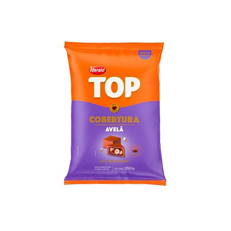 Cobertura Gotas De Chocolate Avelã 1,050kg Top Harald