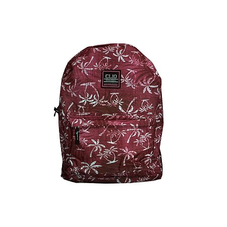 Mochila Escolar Jovem Tropical Sport Vermelho Clio Style