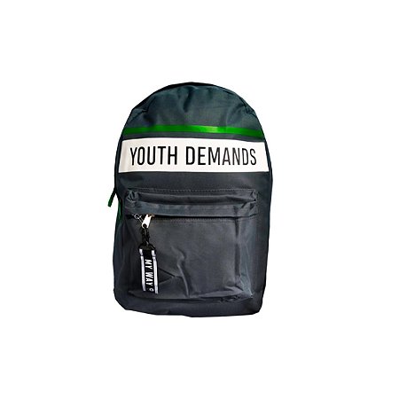 Mochila Masculina Jovem Youth Demands Verde Clio Style