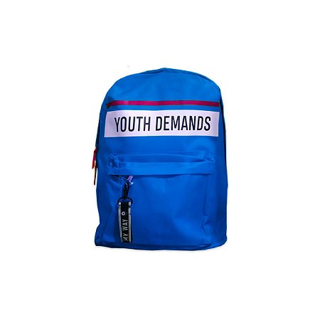 Mochila Masculina Jovem Youth Demands Azul Clio Style