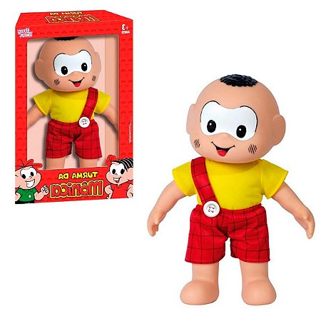 Brinquedo Boneco Cascão Turma Da Mônica 35cm Clássicos