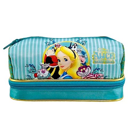 Estojo Duplo Alice no Pais das Maravilhas Disney - Xeryus