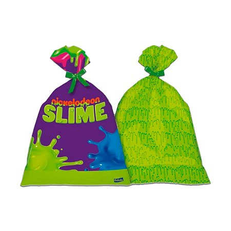 Saquinhos surpresa Nickelodeon Slime decoração de Festa