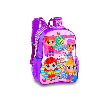 Mochila Escolar Ladies Party My Darling Roxo Clio Style