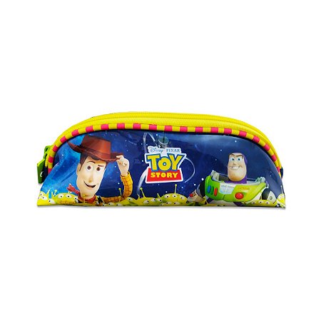 Estojo Escolar Disney Toy Story Andy e Buzz Lightyear