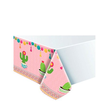 Toalha de Mesa Decorativa Grande Love Lhama Junco