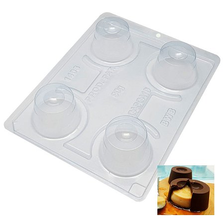 Forma de Chocolate Especial Pudim de Chocolate bwb