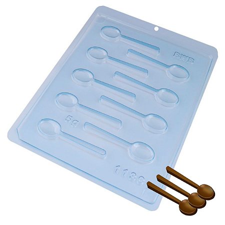 5Un Formas Colher 2 de Chocolate BWB 9 Cavidades