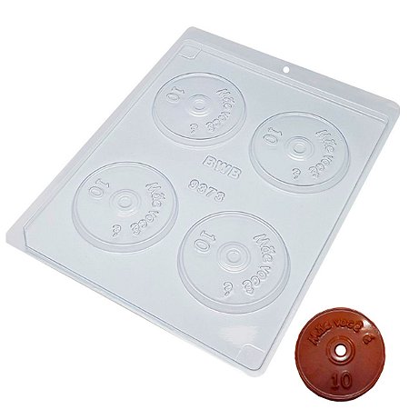 5Un Formas Mini CD Mãe você é 10 de Chocolate 4 Cavidades