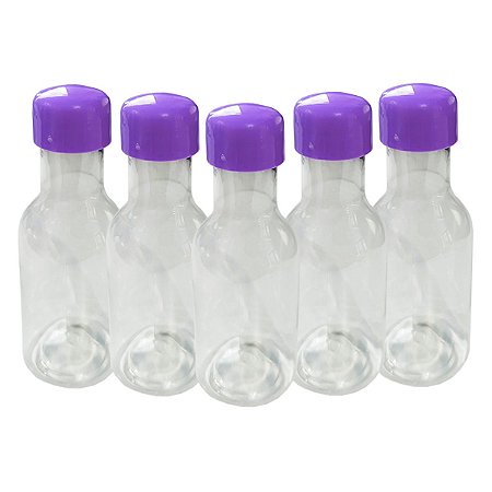 Garrafinha Lembrancinha Roxo Acrílica 50ml 10Un