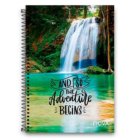 Caderno And so the Adventure Begins 1 Matéria 96 Folhas
