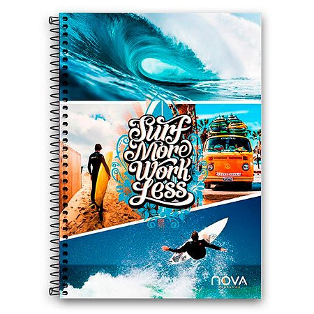 Caderno Super More Work Less 1 Matéria 96 Folhas