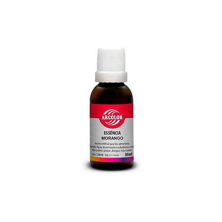 Essência Artificial Comestível Chef Morango 30ml Arcolor