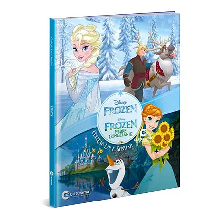 Livro Coleção Ler e Sonhar Frozen Febre Congelante Disney