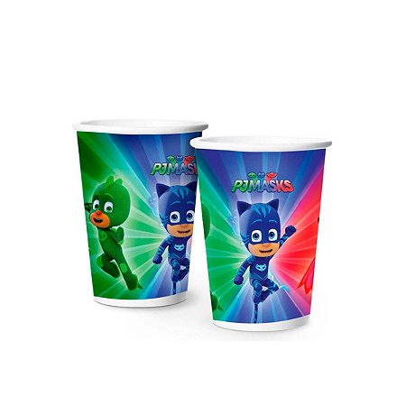 Copos Descartáveis PJ Masks 180 ml Regina 8Un