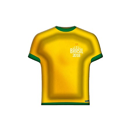 Bandeja Camisa Copa Brasil Descartável C/ 8 Un Festcolor