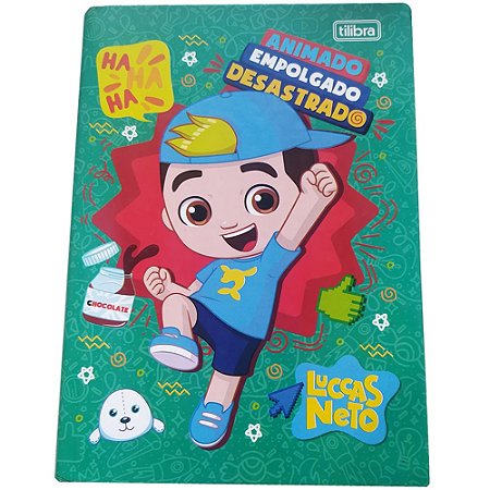 Caderno Luccas Neto 48 Folhas Brochura  - Tilibra