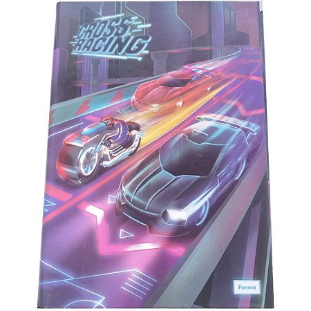 Caderno 96 Folhas Brochura Cross Racing mod 1