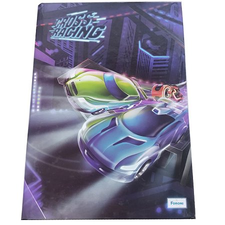 Caderno 96 Folhas Brochura Cross Racing Mod 2
