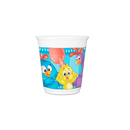 Copos Descartáveis Festa Galinha Pintadinha 200 ml C/ 8 Un