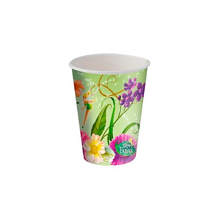 Copos Descartáveis Festa Fadas 200 ml C/ 8 Un Festcolor